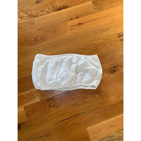 Show Me Your Mumu Teeny Tube Top in White Size XL Stretch Beach Summer Party - Picture 2 of 3